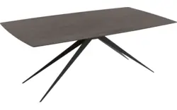 Goossens excellent eettafel uniek donker bruin eiken - 8221469-03