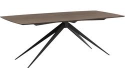 Goossens excellent eettafel uniek donker bruin eiken - 8221470-01