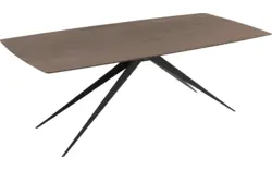 Goossens excellent eettafel uniek donker bruin eiken - 8221470-03