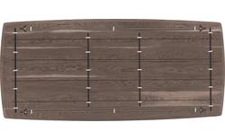Goossens excellent eettafel uniek donker bruin eiken - 8221470-03
