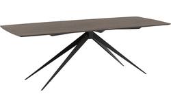Goossens excellent eettafel uniek donker bruin eiken - 8221471-01