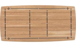 Goossens excellent eettafel uniek blank eiken - 8221499-03