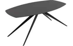 Goossens excellent eettafel uniek zwart eiken - 8221502-04