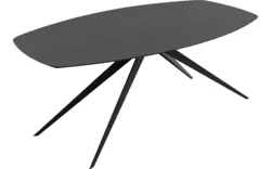 Goossens excellent eettafel uniek zwart eiken - 8221503-04