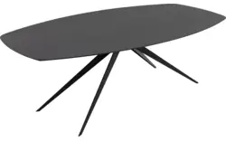 Goossens excellent eettafel uniek zwart eiken - 8221504-04