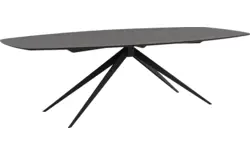 Goossens excellent eettafel uniek zwart eiken - 8219566-01