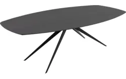 Goossens excellent eettafel uniek zwart eiken - 8219566-01