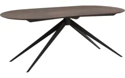 Goossens excellent eettafel uniek donker bruin eiken - 8221526-03
