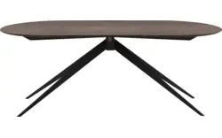 Goossens excellent eettafel uniek donker bruin eiken - 8221526-03