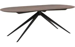 Goossens excellent eettafel uniek donker bruin eiken - 8221527-03