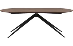 Goossens excellent eettafel uniek donker bruin eiken - 8221527-03