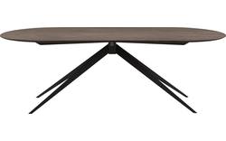 Goossens excellent eettafel uniek donker bruin eiken - 8221528-02