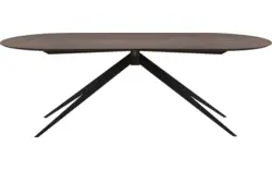 Goossens excellent eettafel uniek donker bruin eiken - 8221528-03
