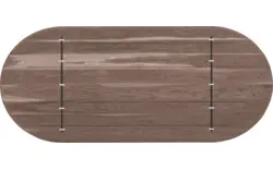 Goossens excellent eettafel uniek donker bruin eiken - 8221528-03