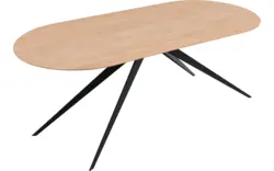Goossens excellent eettafel uniek blank eiken - 8221555-04