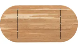 Goossens excellent eettafel uniek blank eiken - 8221555-04