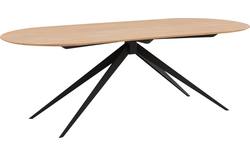 Goossens excellent eettafel uniek blank eiken - 8221556-01