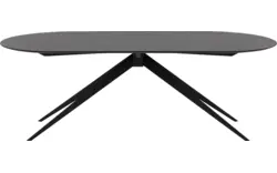 Goossens excellent eettafel uniek zwart eiken - 8221565-03