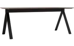 Goossens excellent eettafel uniek donker bruin eiken - 8221583-03