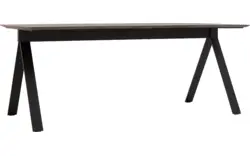 Goossens excellent eettafel uniek donker bruin eiken - 8221583-03