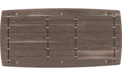 Goossens excellent eettafel uniek donker bruin eiken - 8221583-03