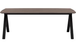 Goossens excellent eettafel uniek donker bruin eiken - 8221584-03