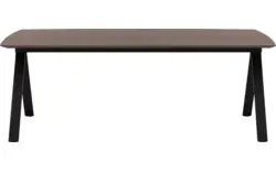 Goossens excellent eettafel uniek donker bruin eiken - 8221584-03