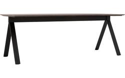 Goossens excellent eettafel uniek donker bruin eiken - 8221584-03