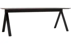 Goossens excellent eettafel uniek donker bruin eiken - 8221584-03