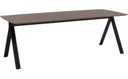 Goossens excellent eettafel uniek donker bruin eiken - 8221585-03