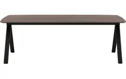 Goossens excellent eettafel uniek donker bruin eiken - 8221585-03