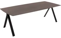 Goossens excellent eettafel uniek donker bruin eiken - 8221585-03