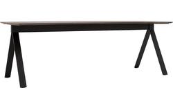 Goossens excellent eettafel uniek donker bruin eiken - 8221585-03