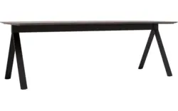 Goossens excellent eettafel uniek donker bruin eiken - 8221585-03