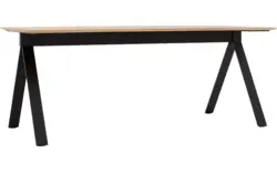 Goossens excellent eettafel uniek blank eiken - 8221625-03