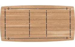 Goossens excellent eettafel uniek blank eiken - 8221625-03