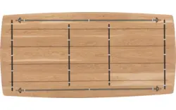 Goossens excellent eettafel uniek blank eiken - 8221625-03