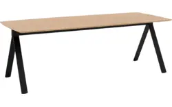 Goossens excellent eettafel uniek blank eiken - 8221627-03