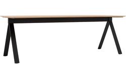 Goossens excellent eettafel uniek blank eiken - 8221627-03