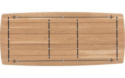 Goossens excellent eettafel uniek blank eiken - 8221627-03