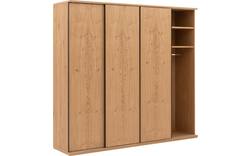 Goossens excellent kledingkast wood blank eiken - 8221797-02