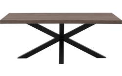 Goossens eettafel blend donker bruin eiken - 8221871-01