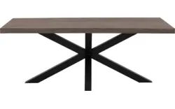 Goossens eettafel blend donker bruin eiken - 8221871-01