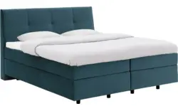 Goossens basic boxspring compleet gusta groen stof - 8221903-01