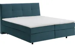 Goossens basic boxspring compleet gusta groen stof - 8221903-01
