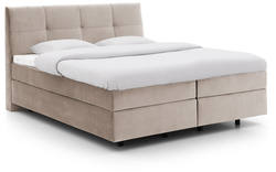 Goossens basic boxspring compleet gusta beige stof - 8221899-01-A
