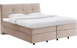 Goossens basic boxspring compleet gusta beige stof - 8221904-01