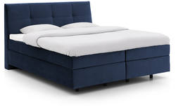 Goossens basic boxspring compleet gusta blauw stof - 8221900-01-A