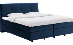 Goossens basic boxspring compleet gusta blauw stof - 8221905-01