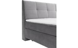 Goossens basic boxspring compleet gusta grijs stof - 8221906-01